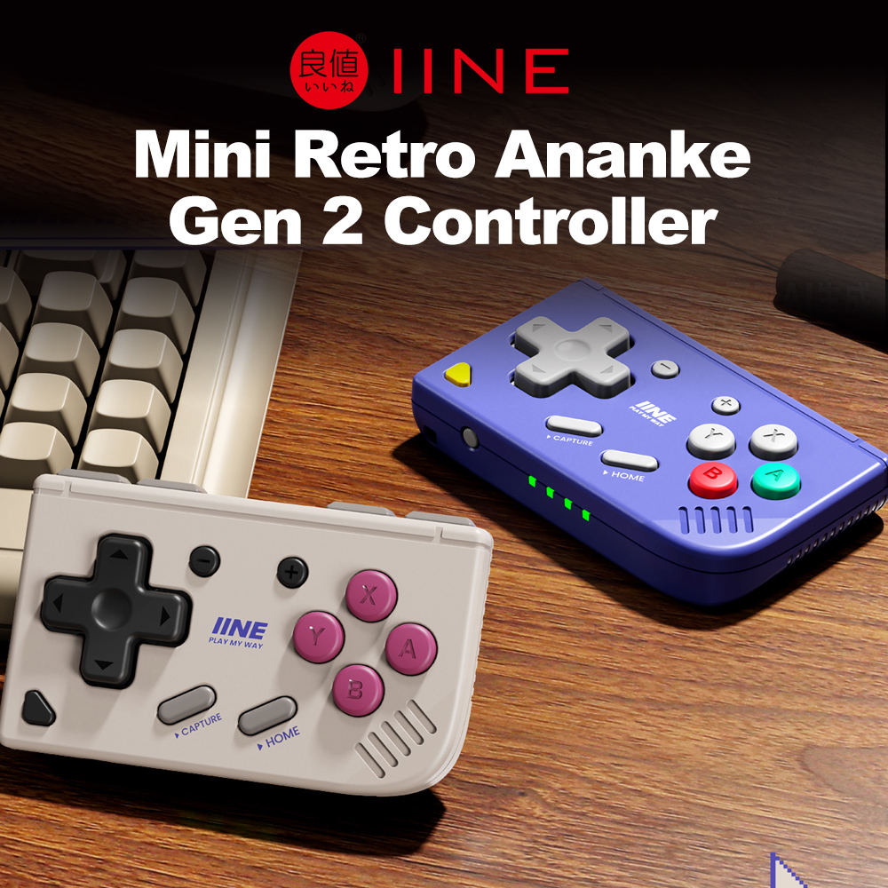 Board Game Android - IINE Ananke Gen 2 จอยเกมพกพาแบบเรโทรสำหรับ Nintendo