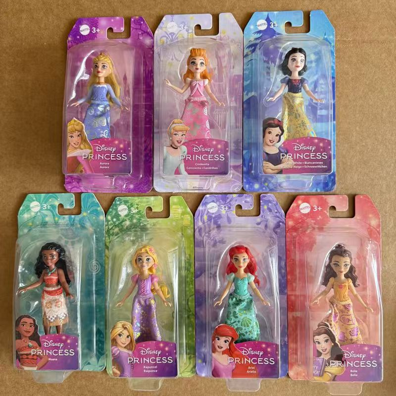 Mattel Toy Barbie - ตุ๊กตาบาร์บี้แท้จาก Mattel ซีรีส์เจ้าหญิงเงางาม ตุ๊กตาขนาดเล็กข้อต่อขยับได้ ของเล่นสะสม ของขวัญวันเกิดที่สมบูรณ์แบบสำหรับเด็กผู้หญิง