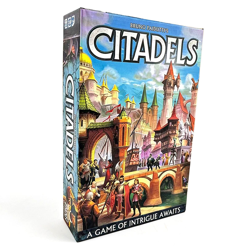Board Game Catan - ฟอร์เทรส รุ่นปรับปรุงใหม่ เกมวางแผนการสร้างเมืองยุคกลางแบบต่อสู้ พร้อมการใช้กลยุทธ์และทรกลับ สำหรับผู้เล่น 2-8