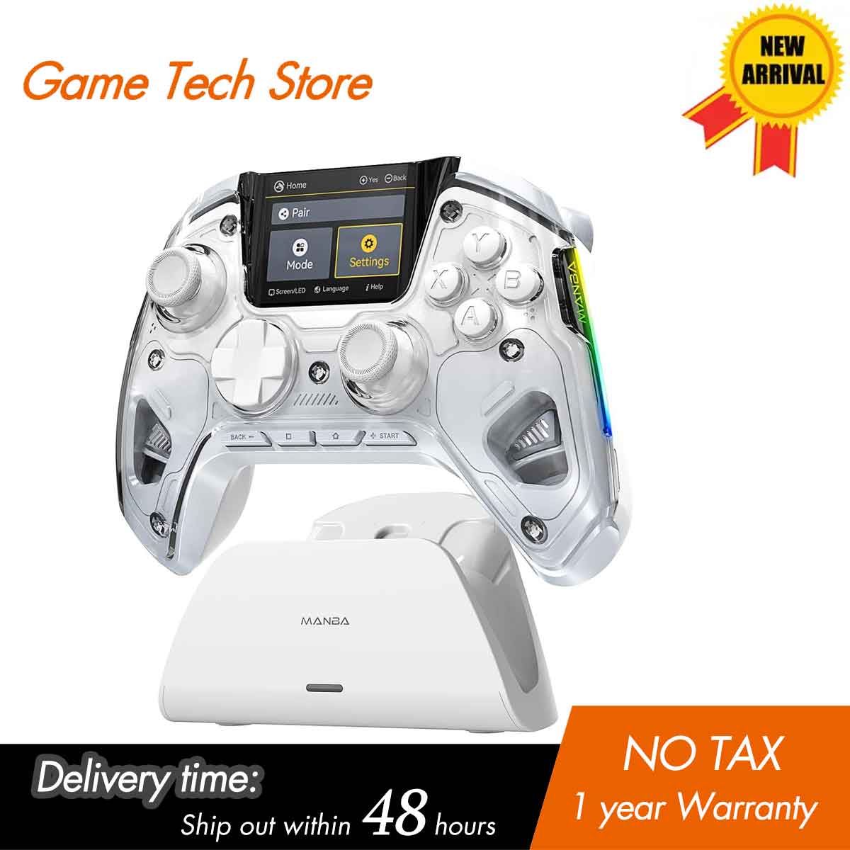 Board Game Android - คอนโทรลเลอร์เกมไร้สาย Manba One V2 สำหรับ Switch/PC/iOS/Android