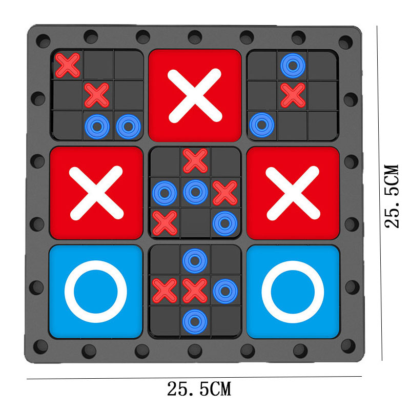 ใหม่! เกมกระดาน Tic Tac Toe 2- - Strategy Board Game บทวิจารณ์และราคา